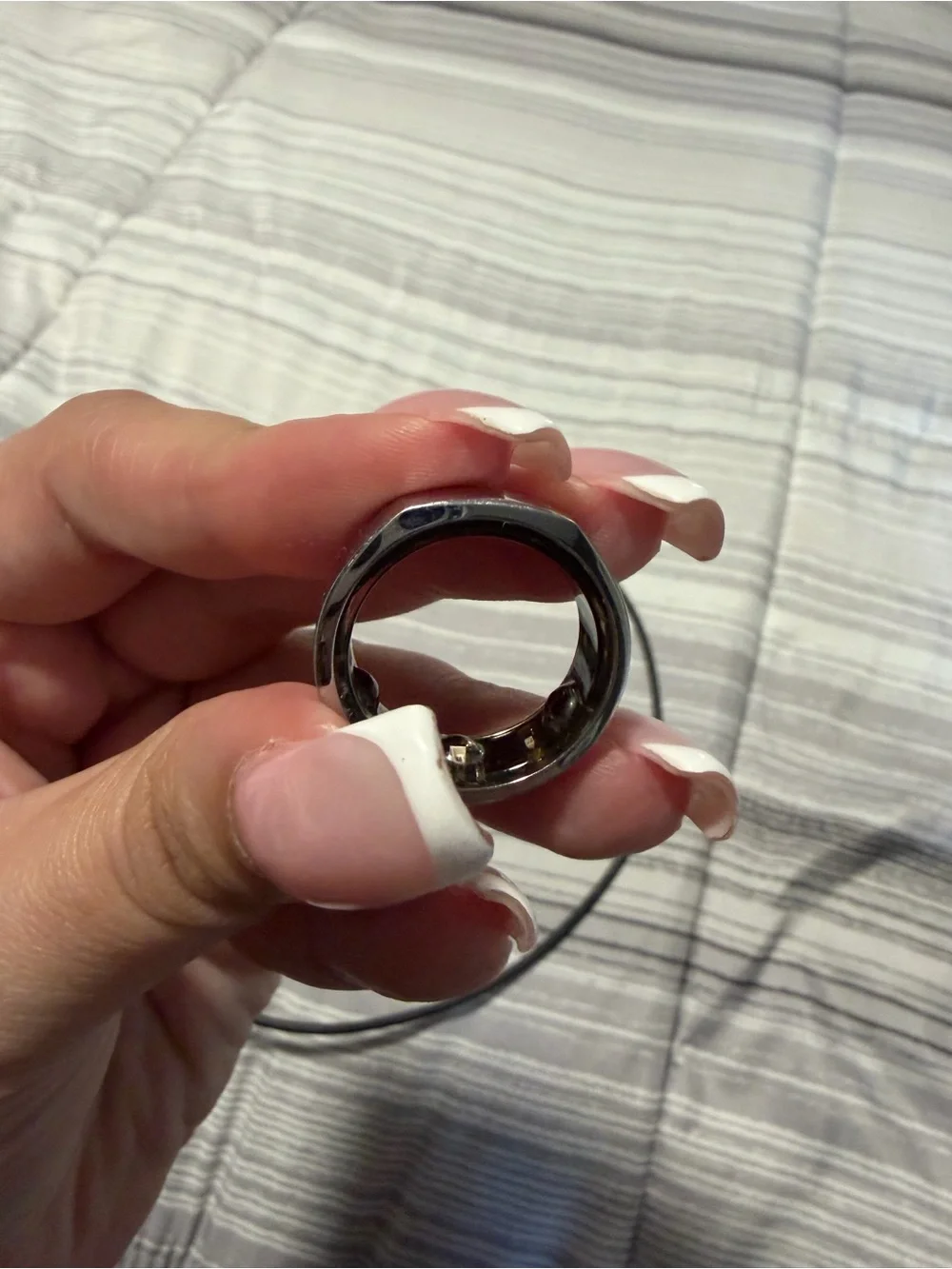 Oura Ring 3 Heritage - Silver Size 9